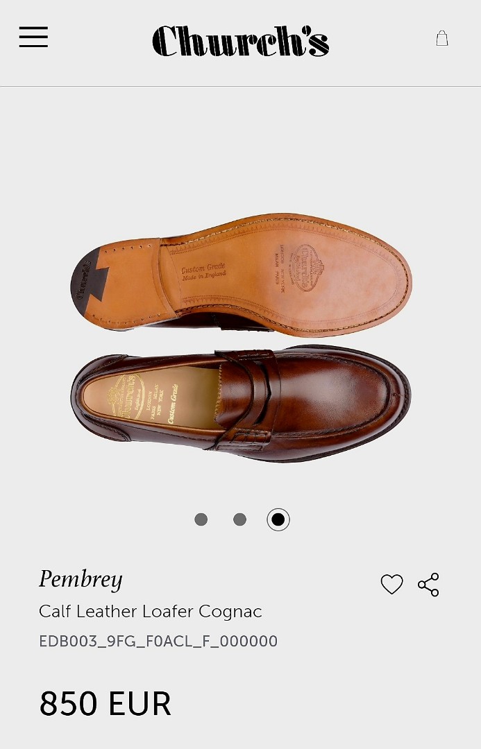 Church's Loafer, Men's Fashion, Footwear, Dress Shoes on Carousell