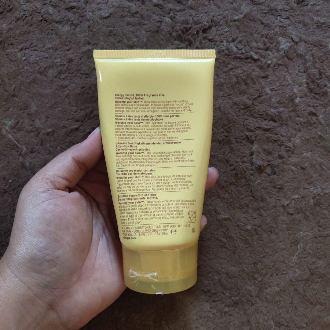 Clinique After sun rescue balm with aloe on Carousell
