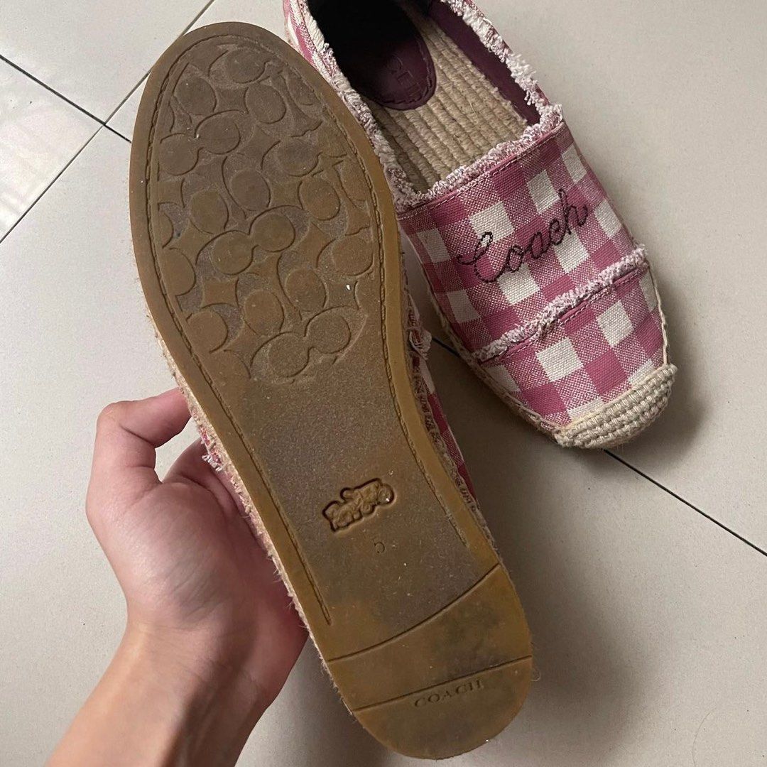Coach Espadrille Women s Fashion Footwear Flats Sandals on