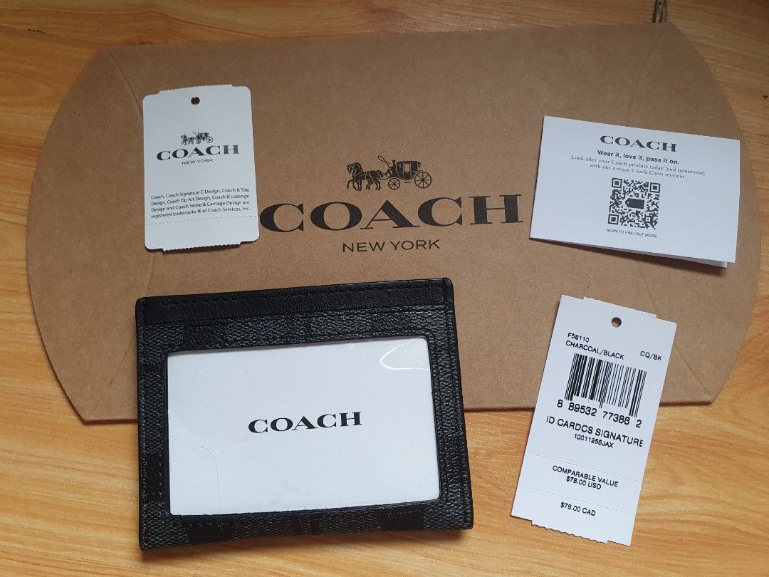COACH MENS ID CARD on Carousell