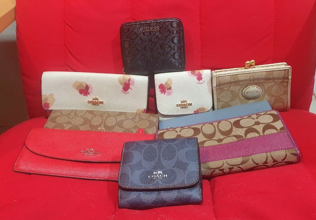 8 Coach Wallets for sale Guess Wallet Bundle sale Authentic