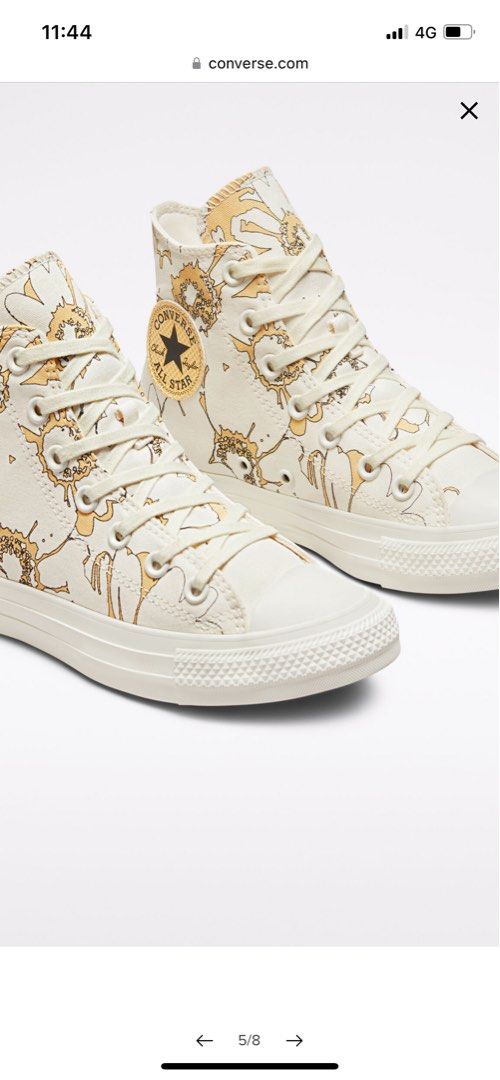 Converse chuck 7 parkway hot sale floral high top gold