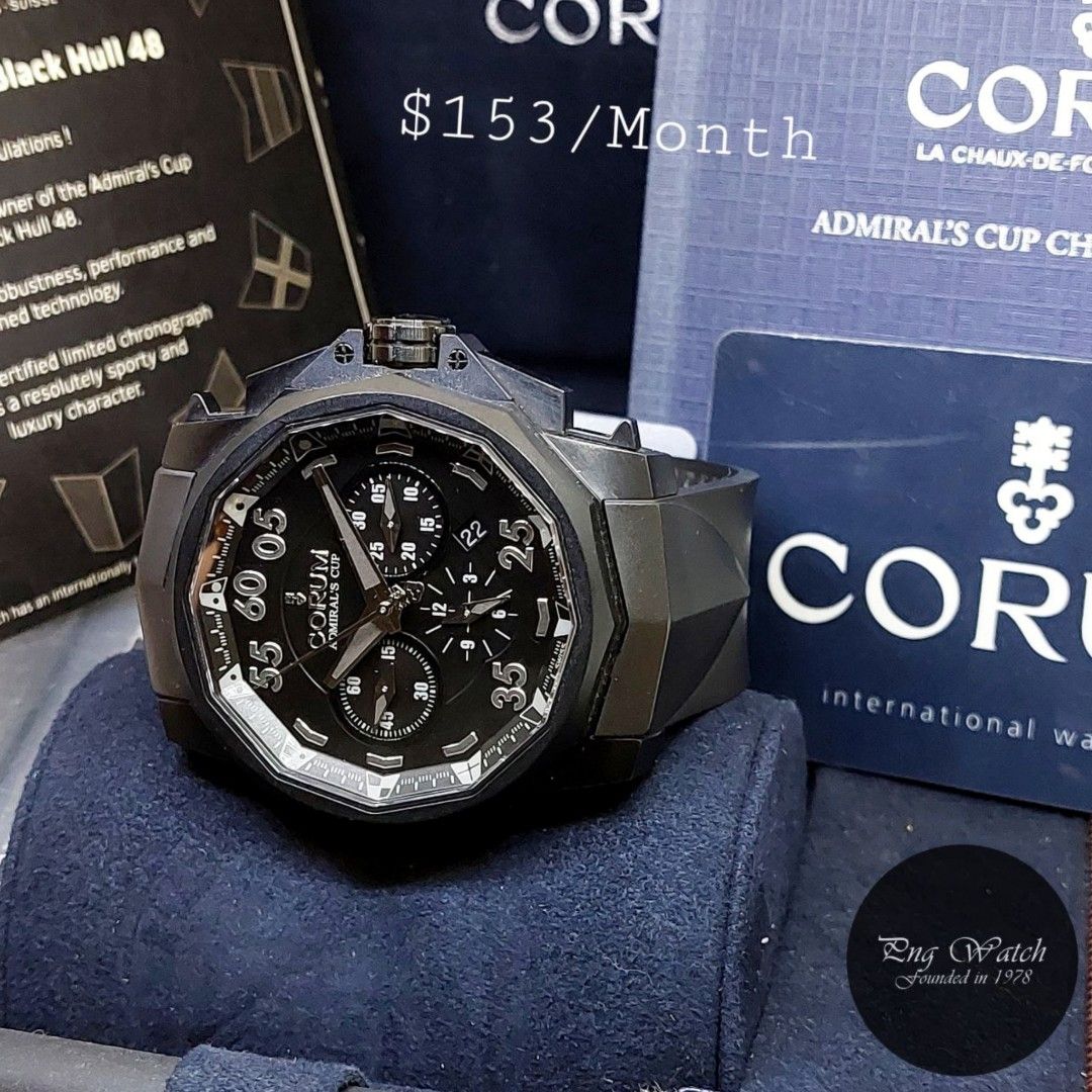 Corum black hull on sale