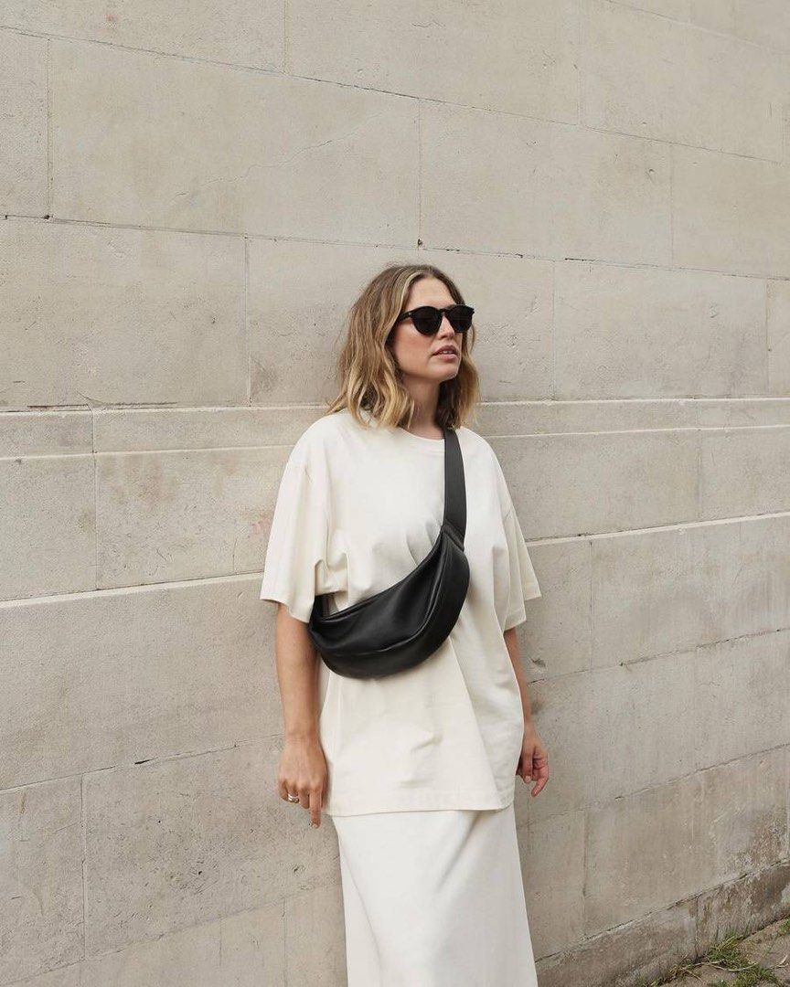 Cos leather sales crossbody bag
