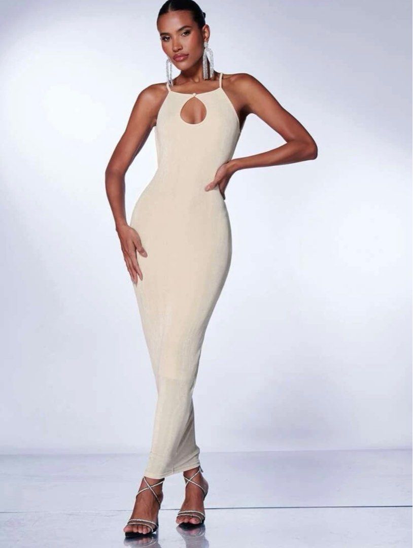 Front open on sale cut dress