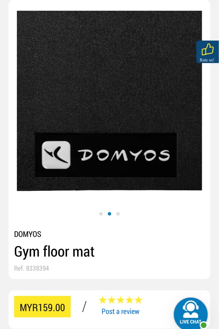 Gym floor mat decathlon sales