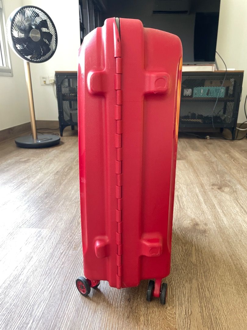 Delsey Belfort Plus Cabin Luggage 4wheel 55 cm, Red, Hobbies & Toys