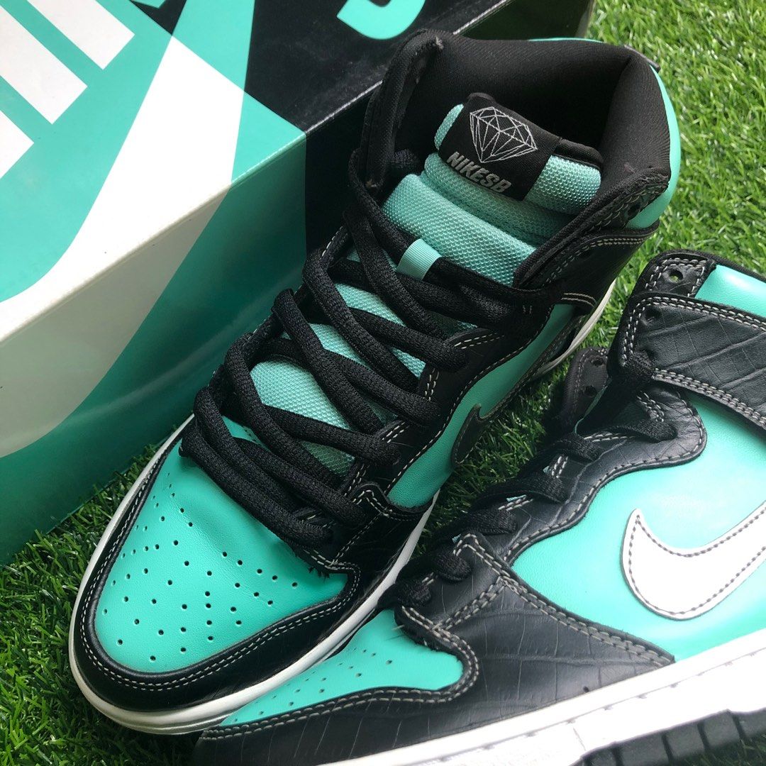 Diamond Supply Co. X Sb Dunk Low 'Tiffany', Men'S Fashion, Footwear,  Sneakers On Carousell
