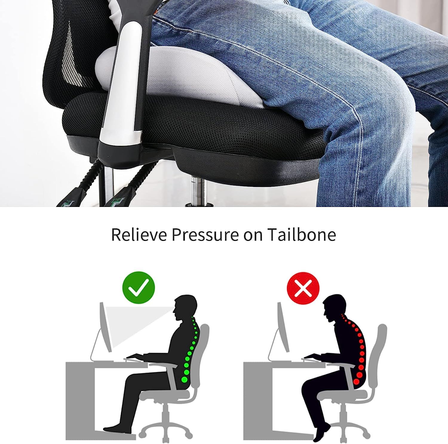 Office chair cushion for hip pain online