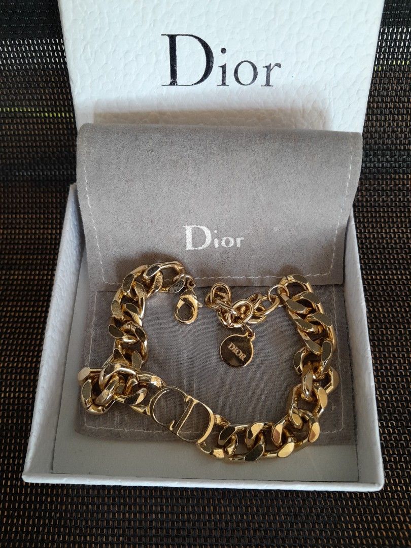 Christian Dior Danseuse Étoile Bracelet - Gold-Tone Metal Link, Bracelets -  CHR294093 | The RealReal