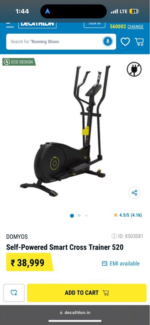 Domyos 520 elliptical new arrivals