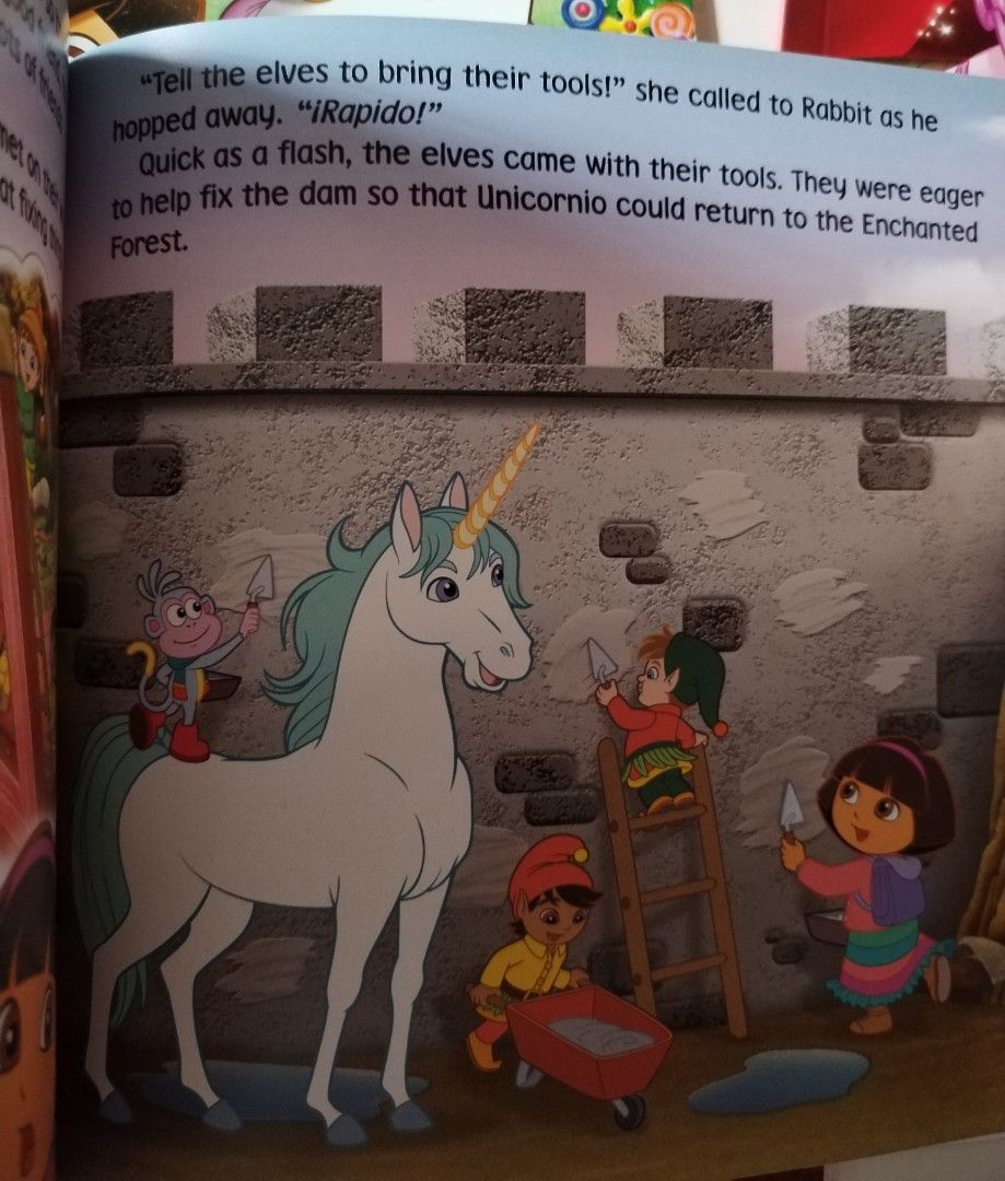 Dora the Explorer (7 books), Hobbies & Toys, Books & Magazines ...