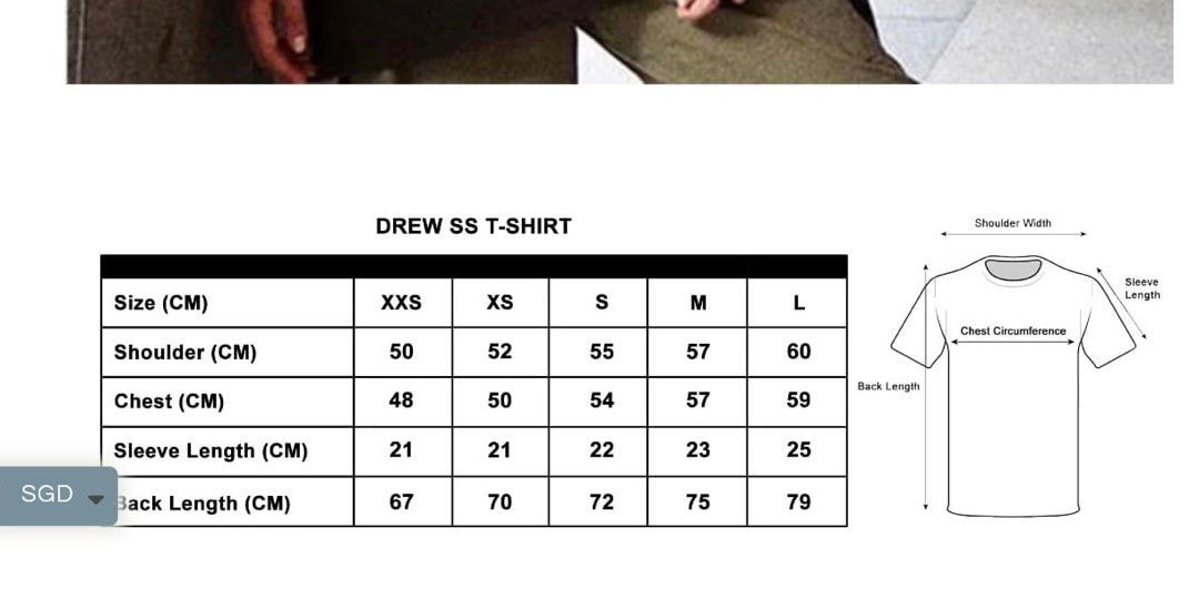 DREW HOUSE Mascot Tee, Men's Fashion, Tops & Sets, Tshirts & Polo