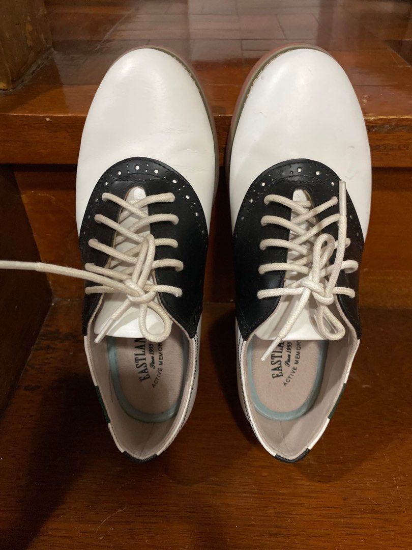 Sale ️Eastland oxford sadie saddle shoes black and white as seen in ...