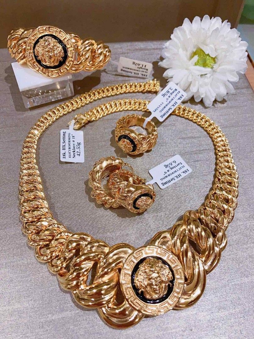 Versace gold set online
