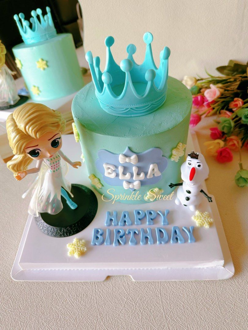 Elsa & Anna Cake by bakisto - the cake company in lahore