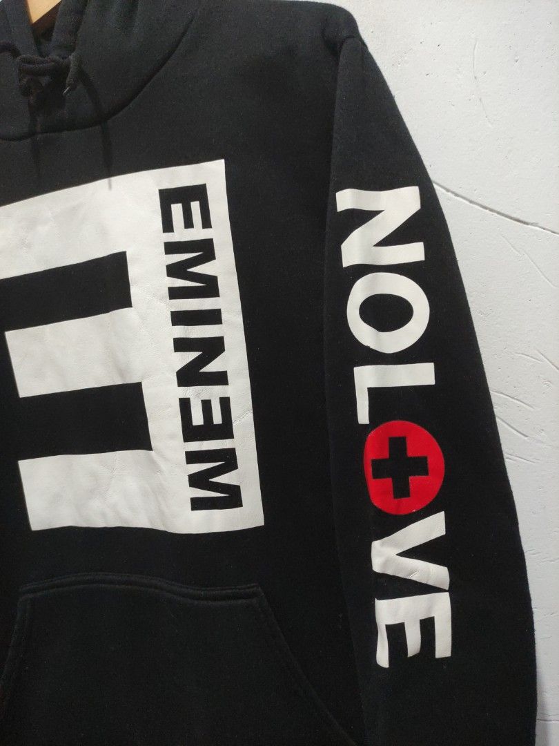 Eminem No Love Hoodie Men s Fashion Tops Sets Hoodies on Carousell