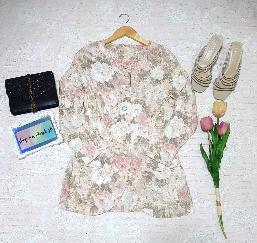 Express best sale floral blazer