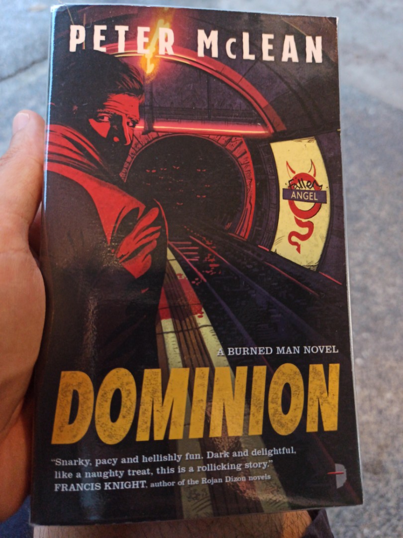 on　Peter　Novel,　Dominion　Non-Fiction　Fiction　Toys,　McLean　Magazines,　Carousell　Hobbies　Book　Man　Burned　Fantasy　Books