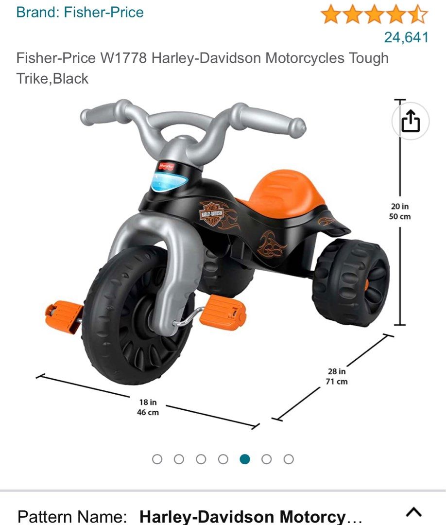 Fisher price harley hotsell tough trike