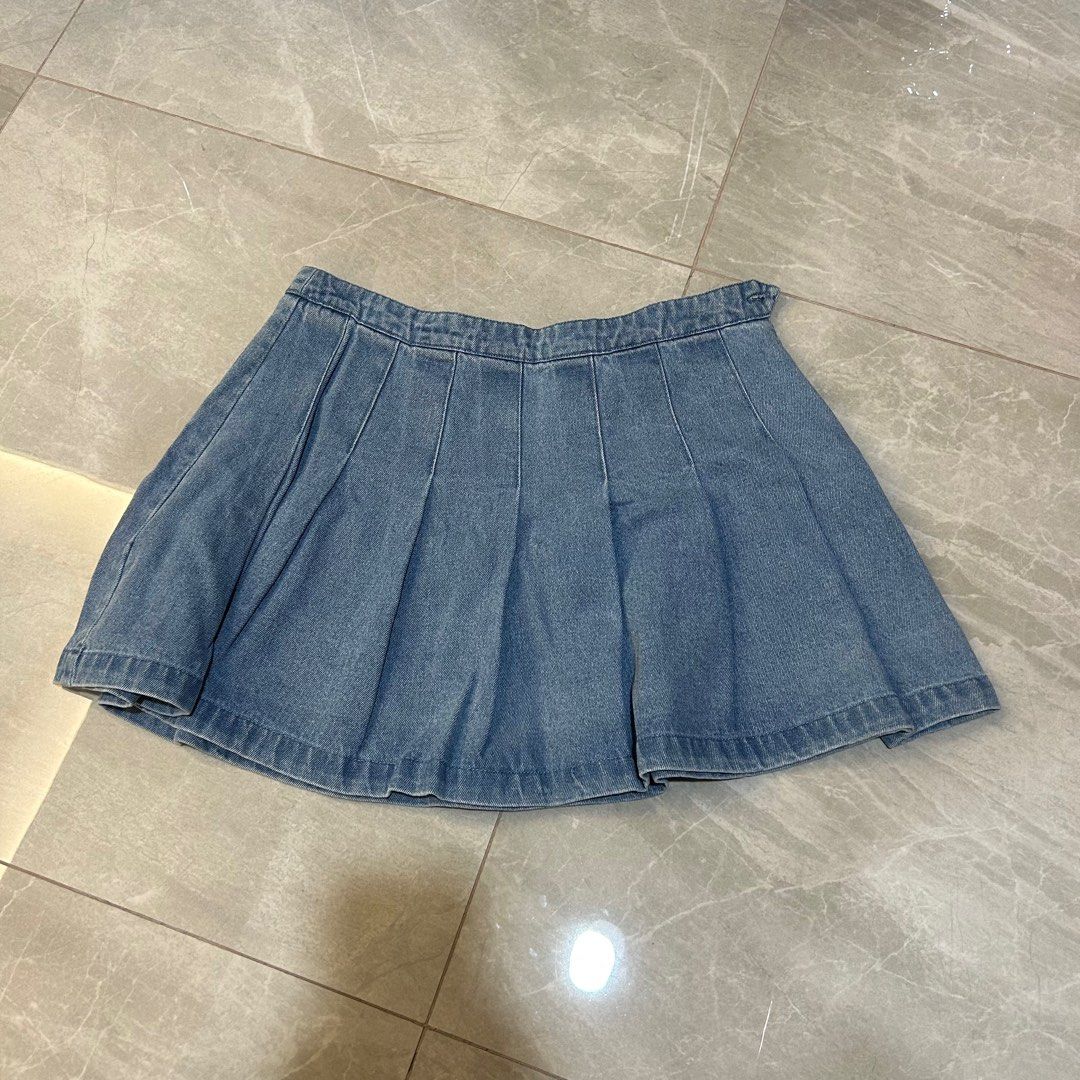 Forever 21 Blue Denim Tennis Skirt