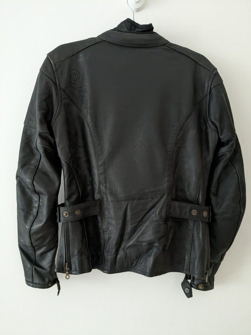 Frank thomas hotsell leather motorcycle jacket