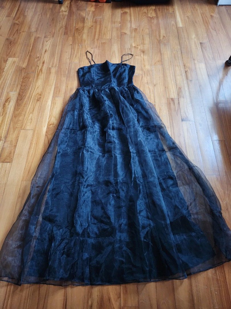 princess polly baby blue dress BCBGMAXAZRIA | Tulle Gown - Black