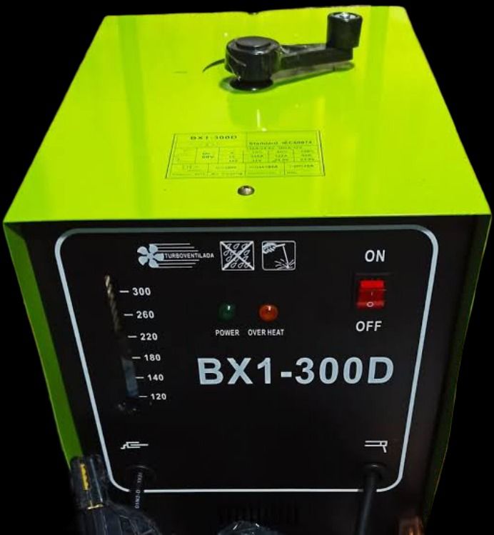 Fujihama Welding Machine BX1300D Heavy Duty (Category: Construction Tools & Equipment) located in Quezon City. Submitted by igarta.enterprise (Listing ID 1237528570, Image 1). Description: The Fujihama Welding Machine BX1300D Heavy Duty is a portable and powerful welding machine that can handle various welding tasks. It has a maximum output of 300A and can be used for cutting as well as welding. It comes with complete accessories, including a mas