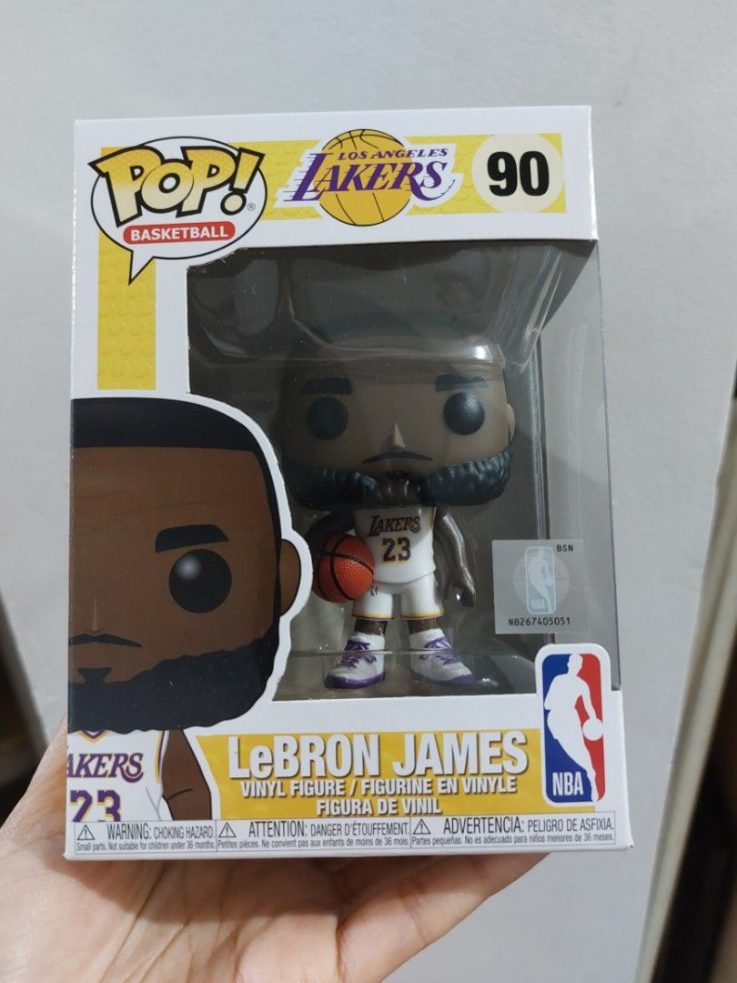 Funko Pop Lebron James 90 (Category: Designer & Blind Box Toys) located in Paranaque City. Submitted by bic_350 (Listing ID 1237664296, Image 1). Description: never used, unopened 100% authentic.