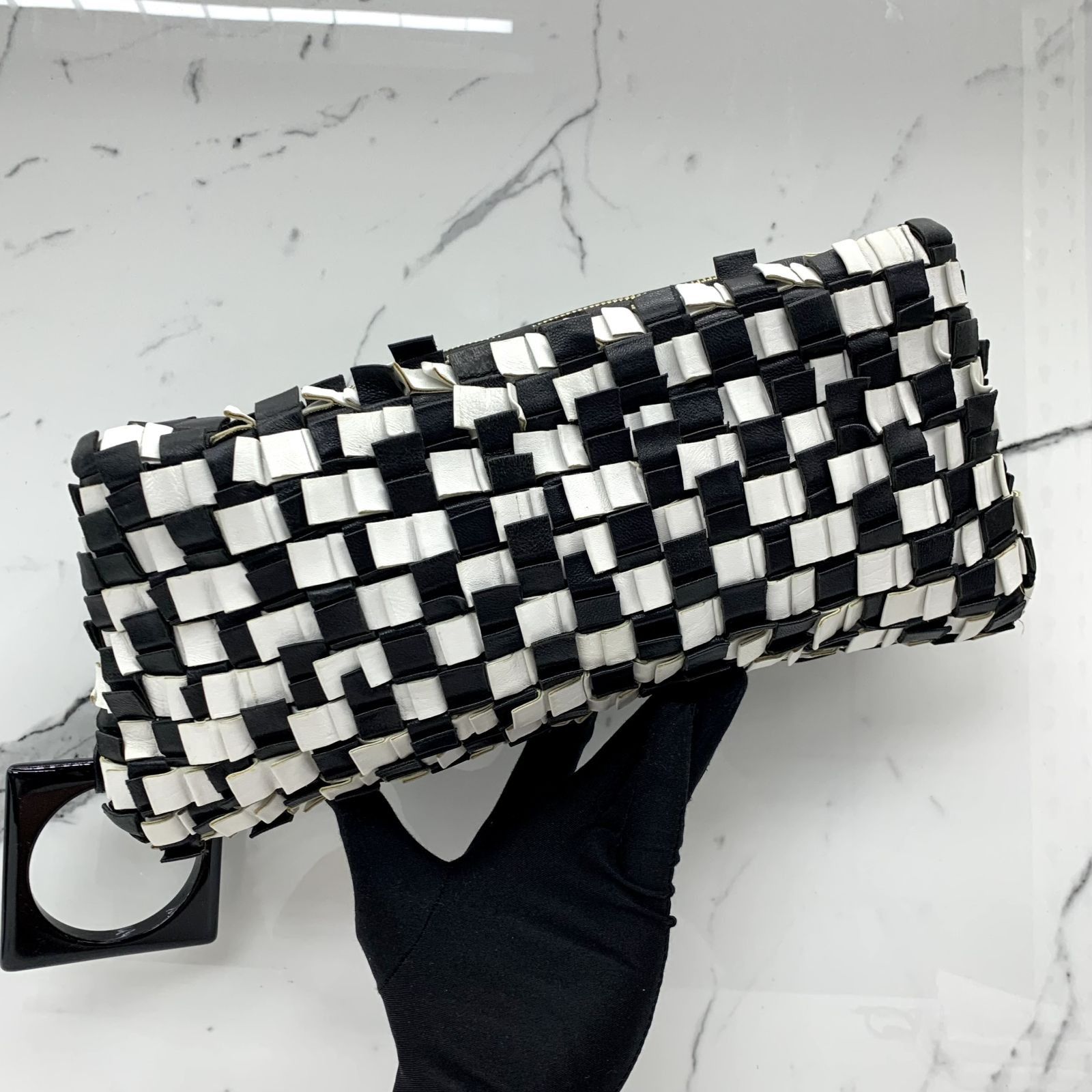 Furla black and new arrivals white bag