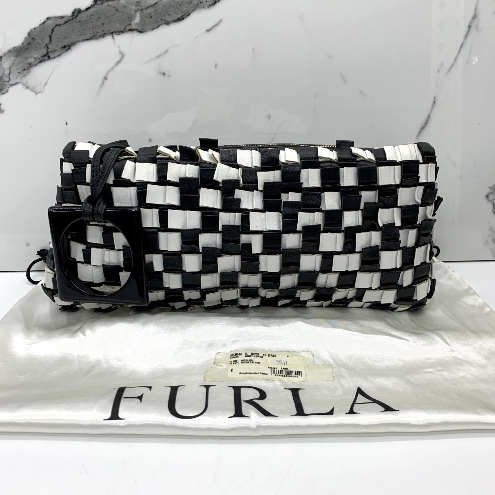 Furla black clutch online