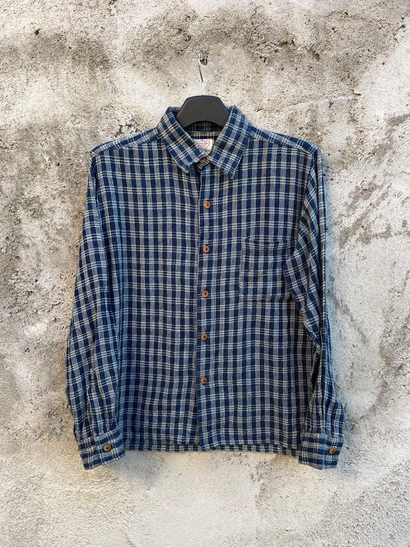 ガイジンメイド　GAIJIN MADE デニム チャイナシャツ ジャケット　XL ガイジンメイド GAIJIN MADE デニム チャイナシャツ ジャケット XL