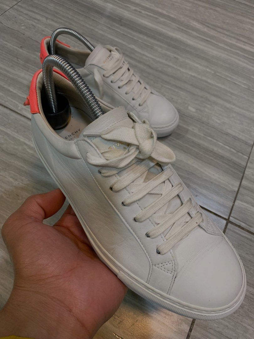 Givenchy white & top pink urban knots sneakers