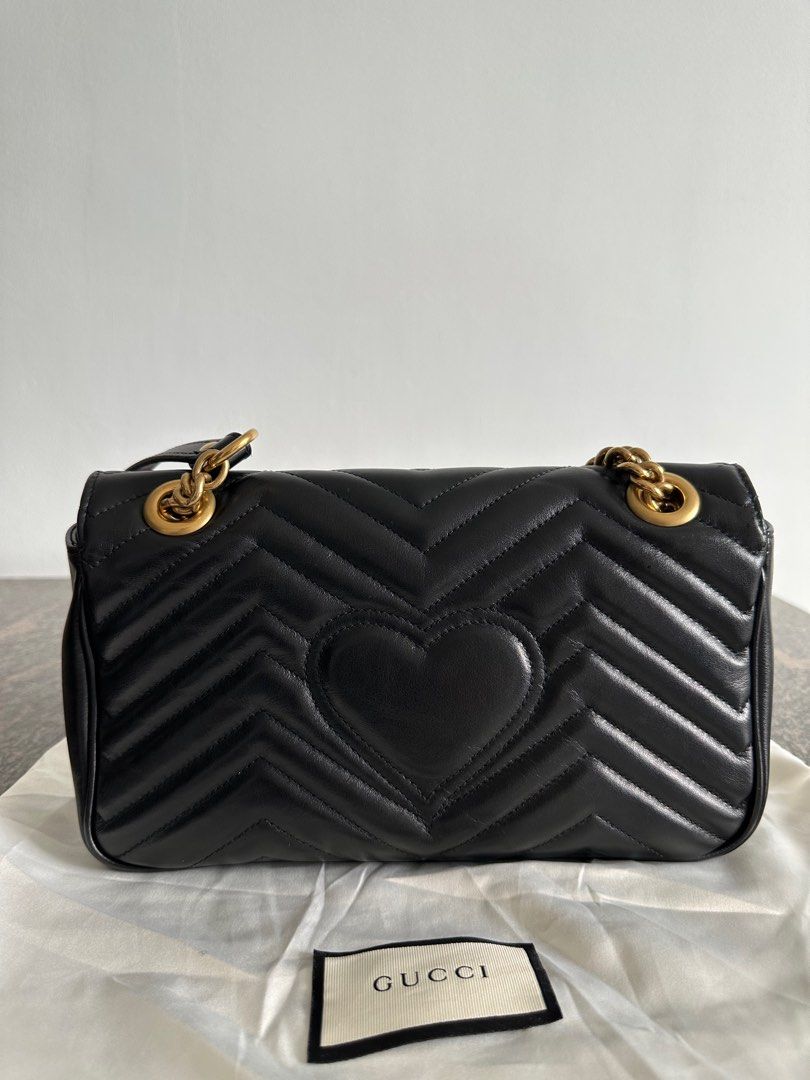 Gg marmont small sales matelassé top handle bag