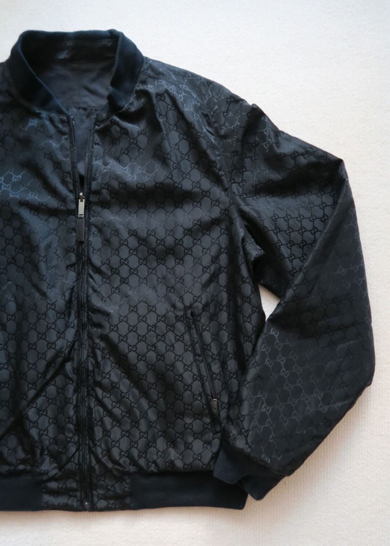 Gucci monogram bomber hot sale