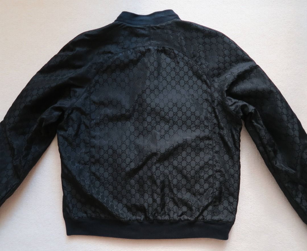 Gucci monogram bomber jacket top