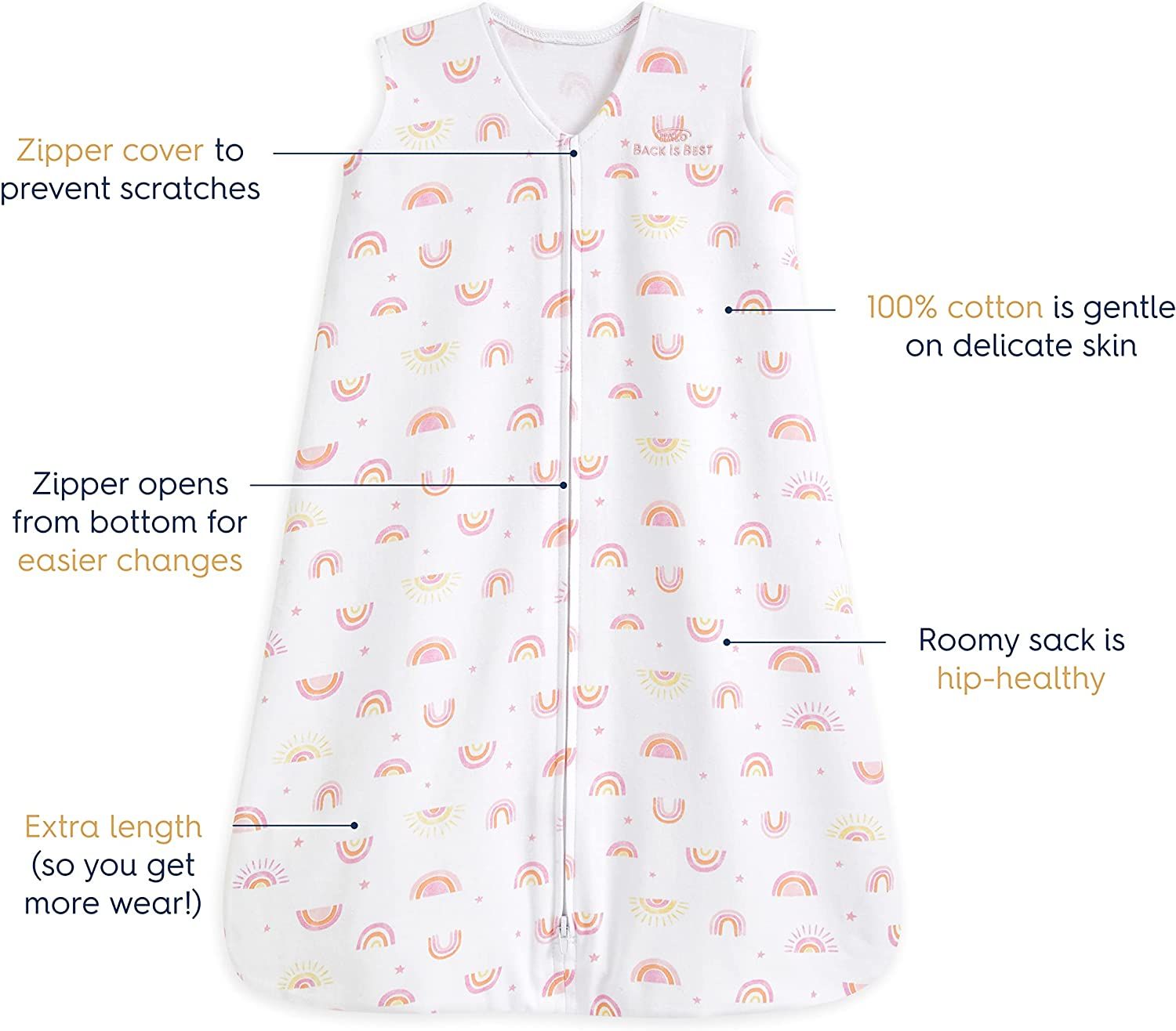 Halo sleep sack hotsell zipper