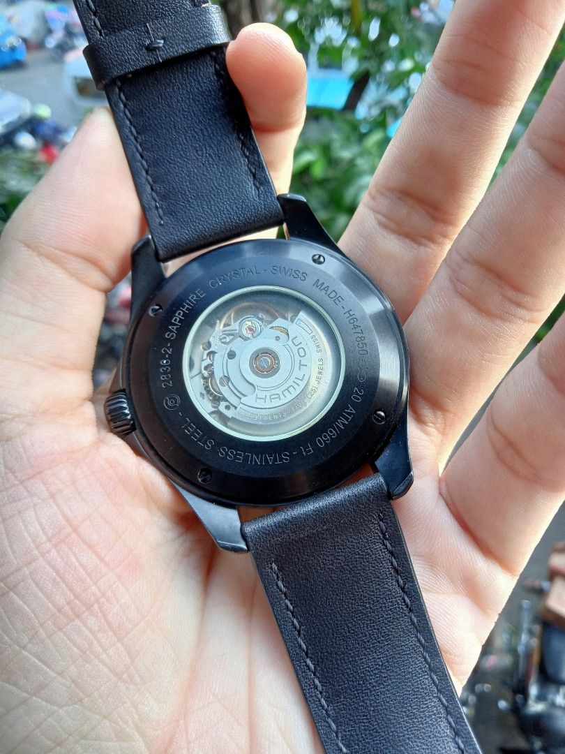 Jam tangan hamilton khaki automatic discount