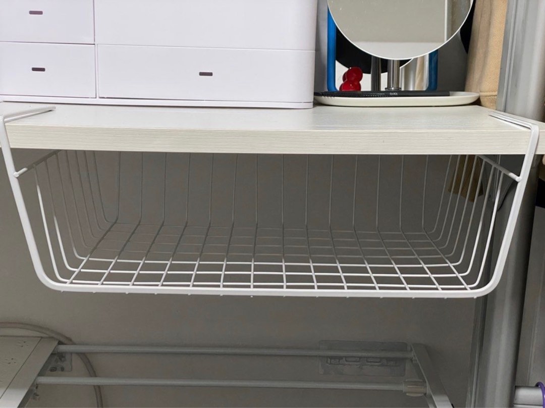 Hanging Under Shelf Storage Basket, Furniture & Home Living, Home Decor