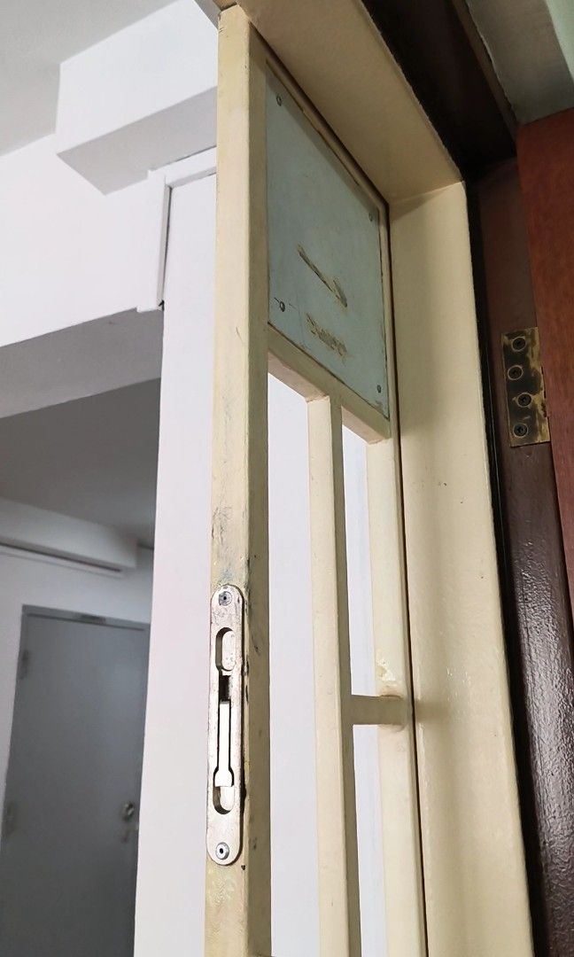 HDB metal gate latch Door latch installation Door latch repair Flush