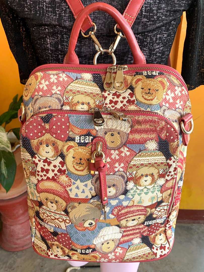 HENNEY BEAR ORIGINAL 2way Bagpack/Sling bag, Luxury, Bags & Wallets on ...