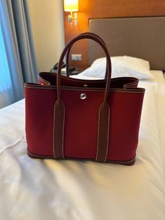 Original Hermes Garden Party Bag 30, Luxury, Bags & Wallets on Carousell