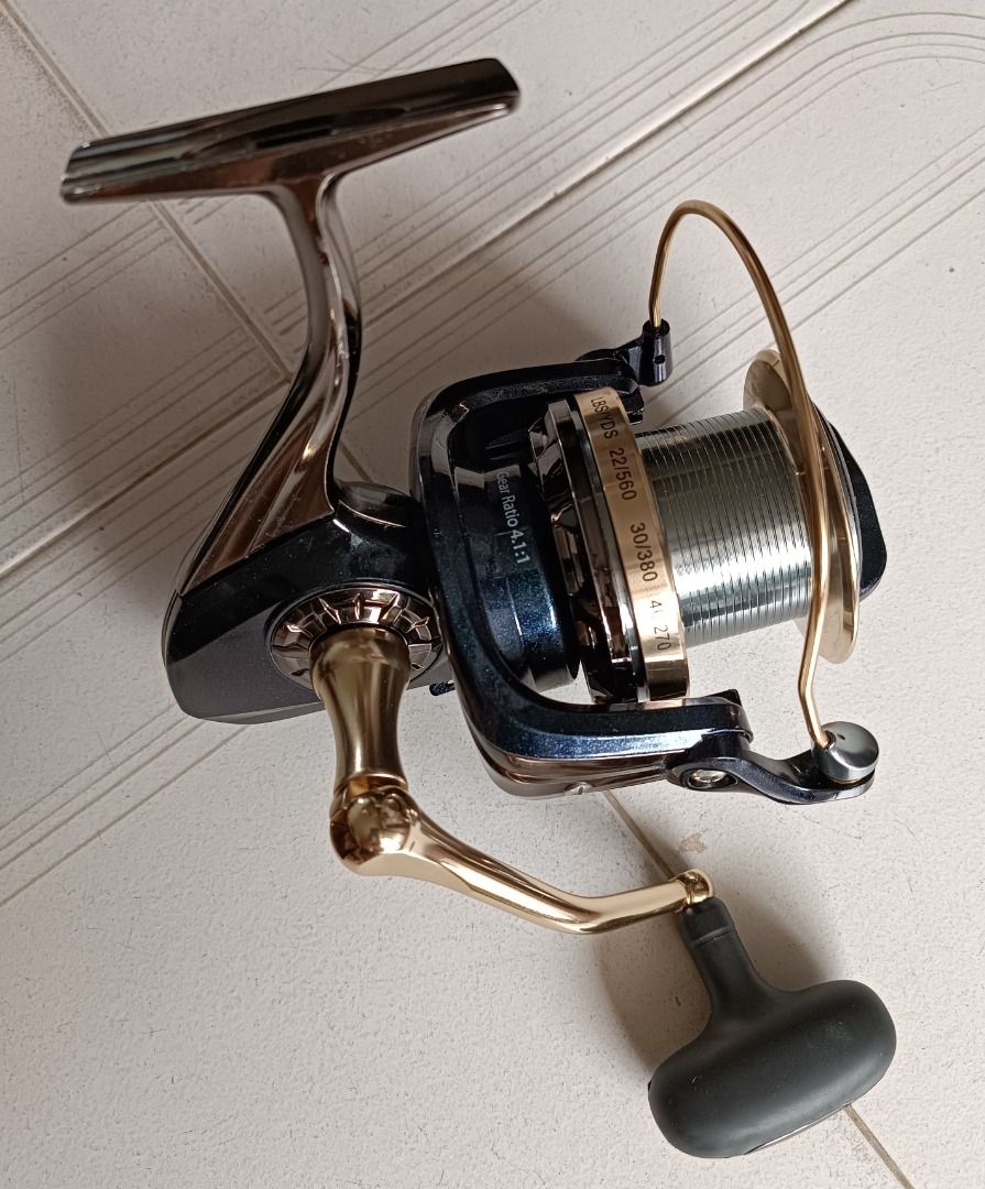 HS 12000 Fixed spool reel, Sports Equipment, Fishing on Carousell