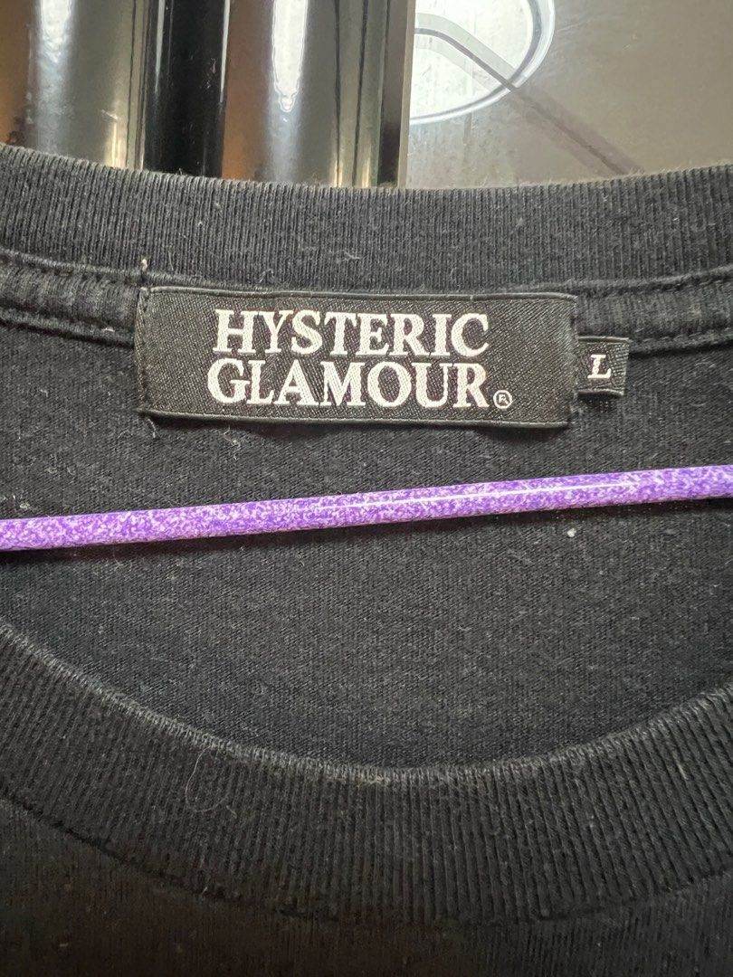 Hysteric Glamour Tee, 男裝, 上身及套裝, T-shirt、恤衫、有領衫