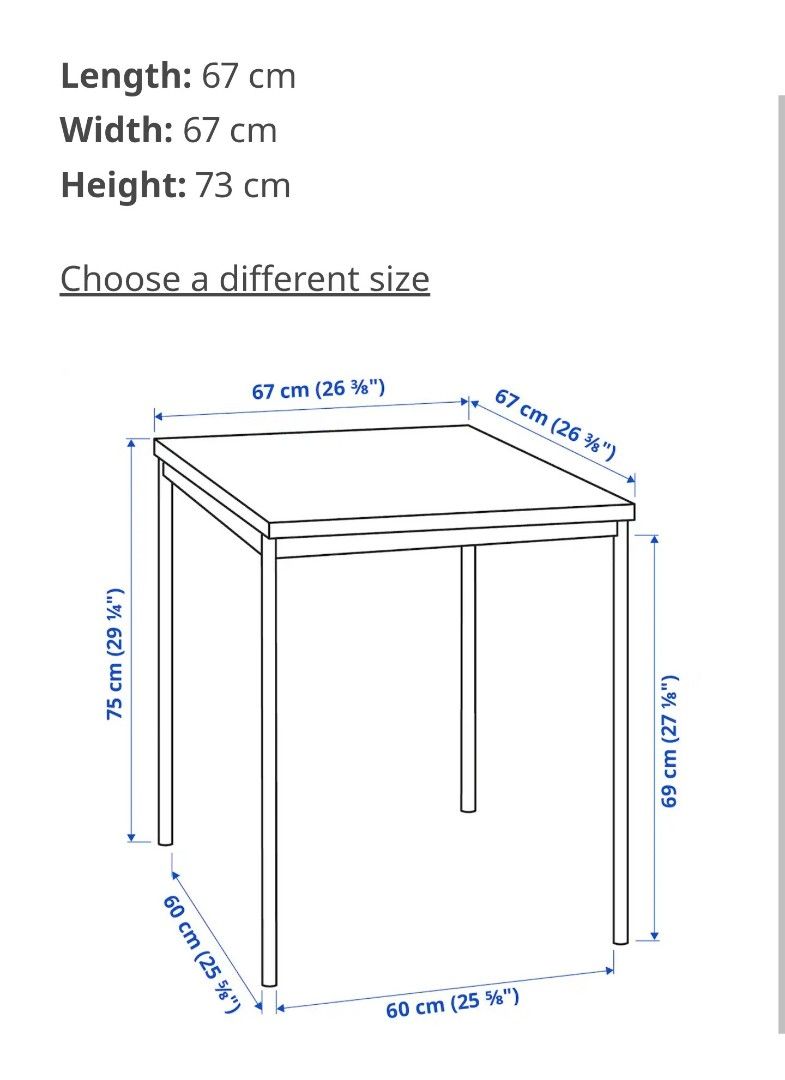 IKEA Sandsberg Table, Furniture & Home Living, Furniture, Tables & Sets
