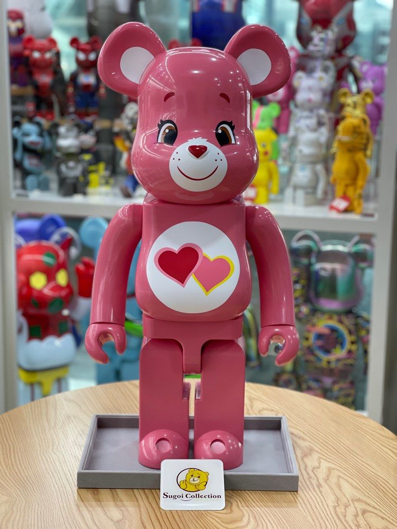 [In Stock] BE@RBRICK x Care Bears Love-a-Lot Bear 1000% bearbrick love red  heart