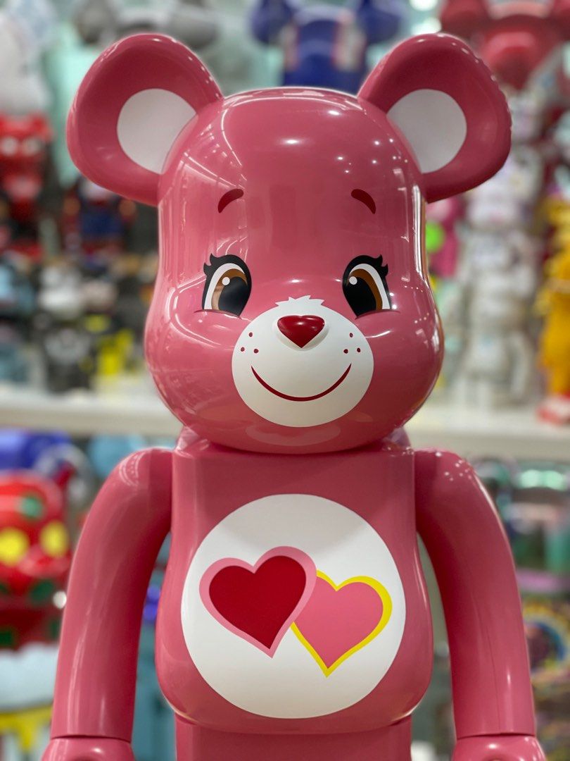 [In Stock] BE@RBRICK x Care Bears Love-a-Lot Bear 1000% bearbrick love red  heart