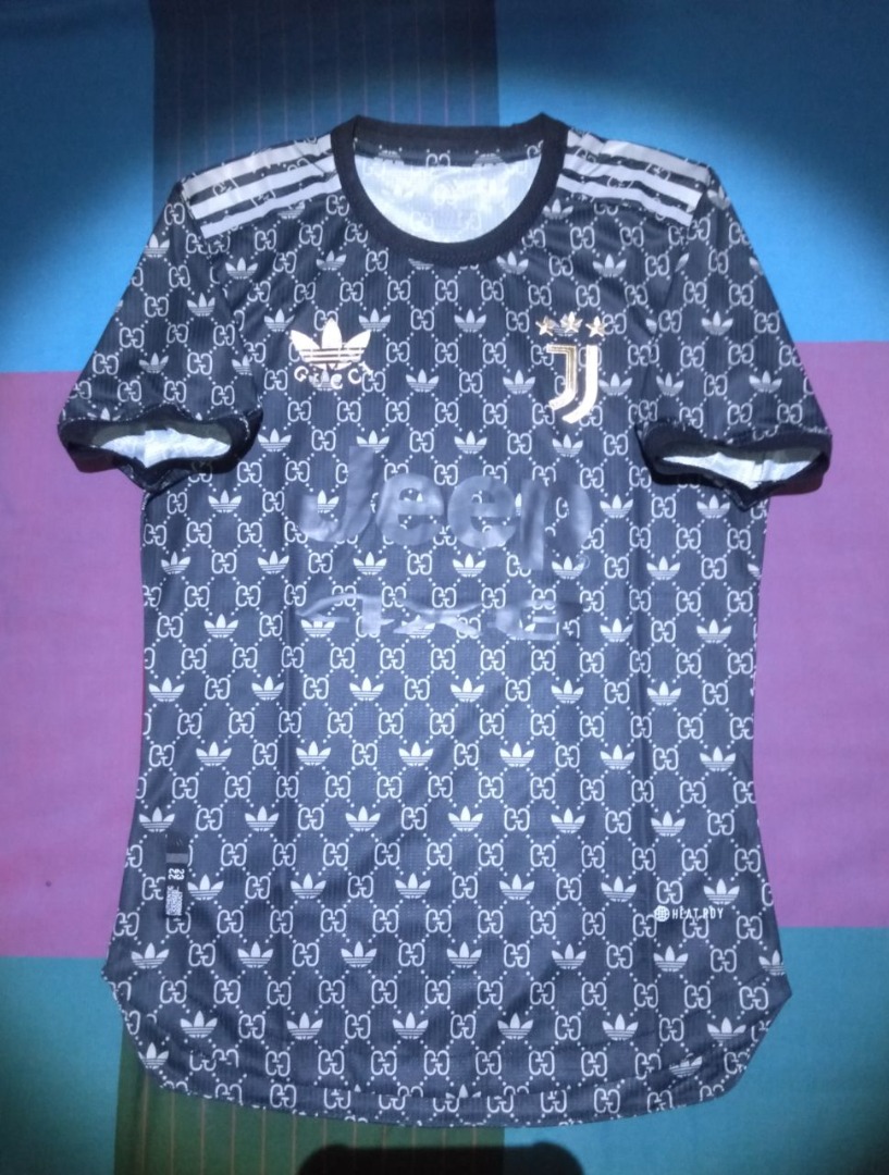 Jersey Juventus Adidas x Gucci Jersi, Men's Fashion, Activewear on