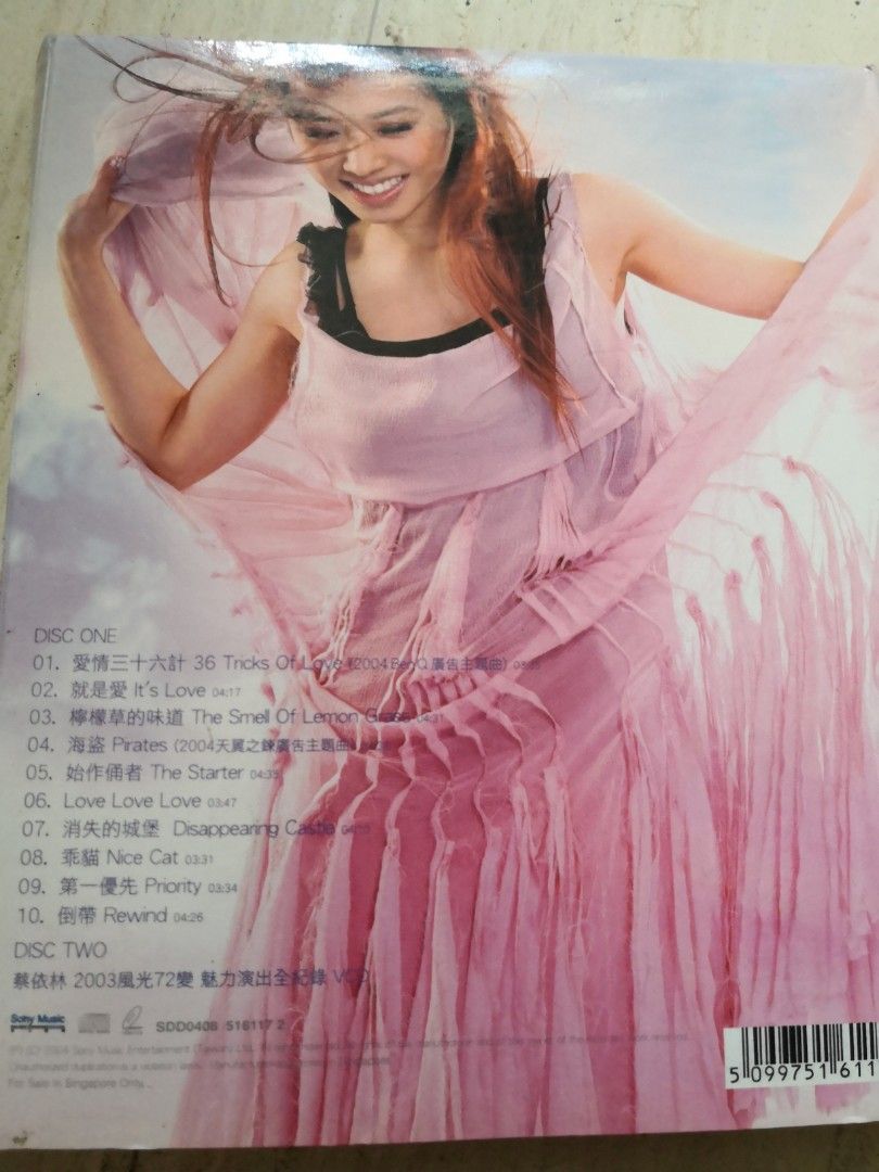 Jolin 蔡依林 城堡 CD plus VCD, Hobbies & Toys, Music & Media, CDs