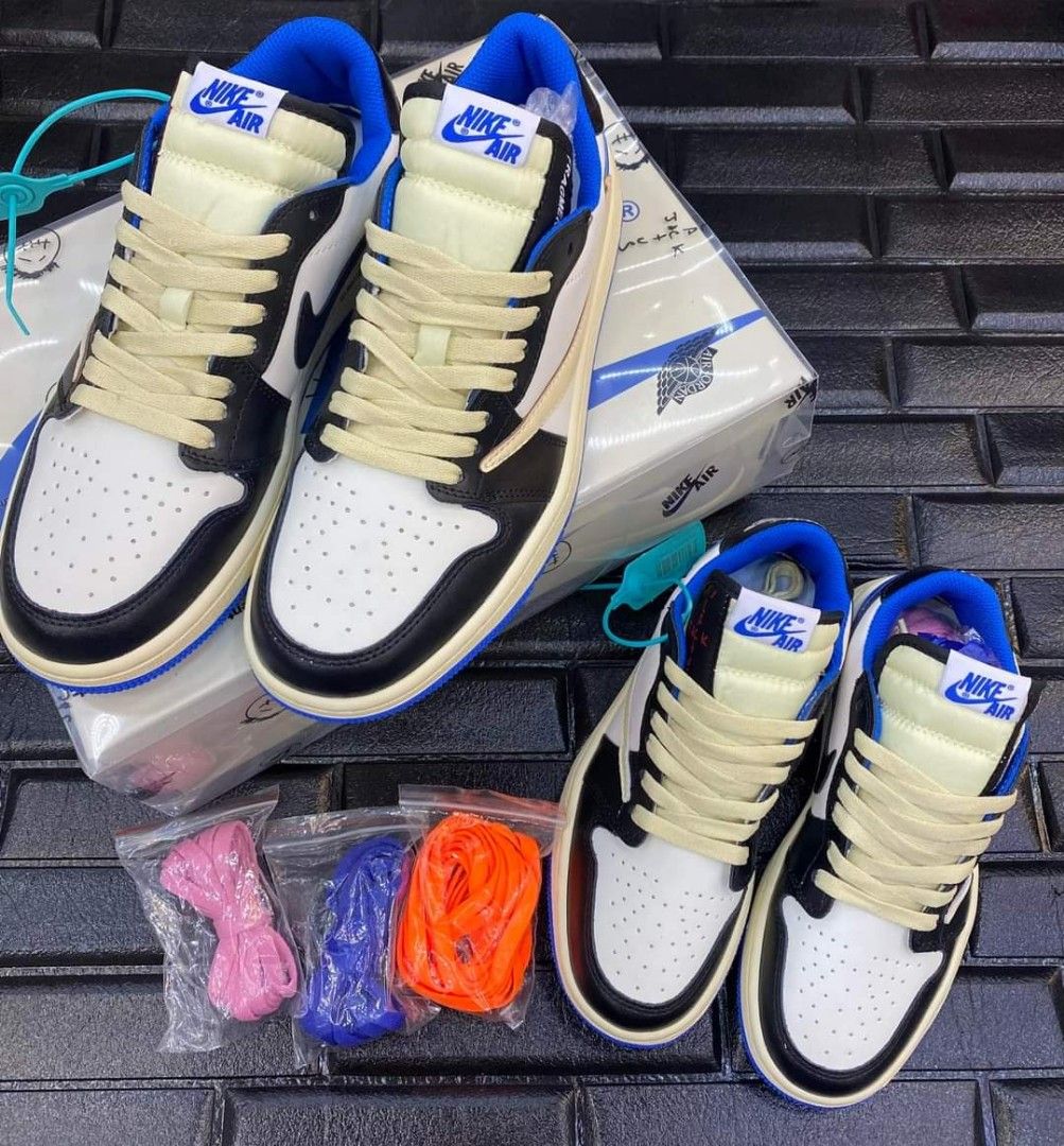 Jordan 1 low ts fragment, Men's Fashion, Footwear, Sneakers on Carousell